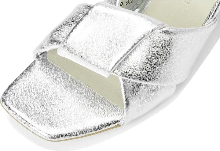 Paul Green Yasmin Women's Sandals Aluminium : AT 3.5 (US Women's 6) M, Leather/Rubber - Image 7