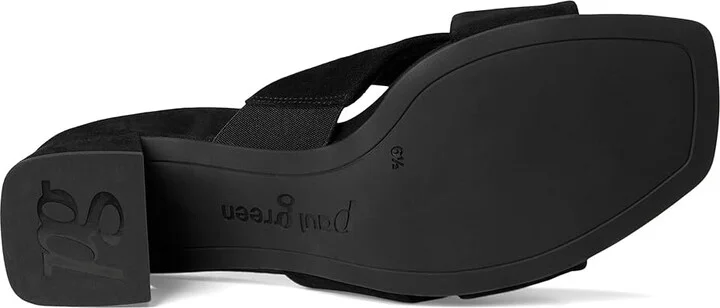 Paul Green Yasmin Women's Sandals Black Suede : AT 3.5 (US Women's 6) M, Leather/Rubber - Image 3