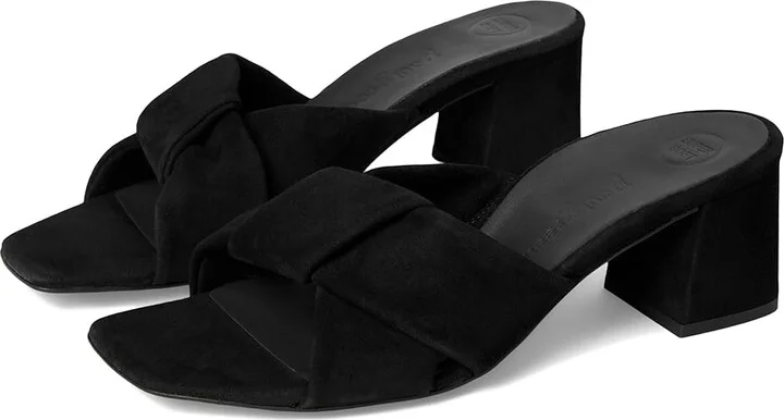Paul Green Yasmin Women's Sandals Black Suede : AT 3.5 (US Women's 6) M, Leather/Rubber