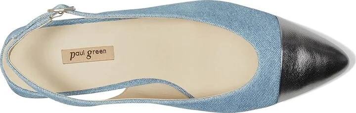 Paul Green Ynez Women's Shoes Denim : AT 3.5 (US Women's 6) M, Leather - Image 2