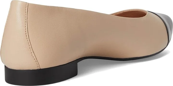 Paul Green Yvette Ballet Women's Flat Shoes Black/Biscuit : AT 4.5 (US Women's 7) M, Leather/Rubber - Image 4