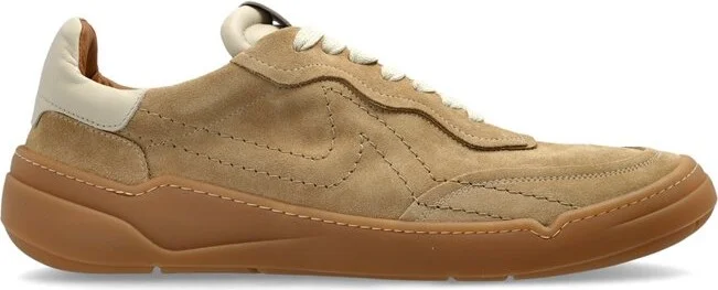 Paul & Shark Wave Stitch Detail Sneakers