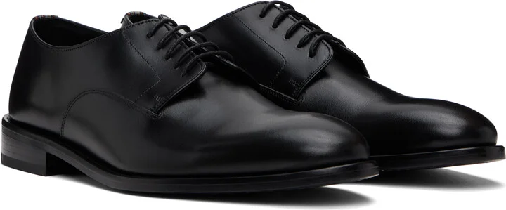 Paul Smith Black Leather Jason Derbys - Image 4