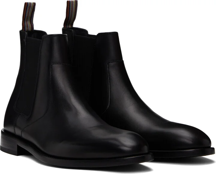 Paul Smith Black Leather Lawson Chelsea Boots - Image 4