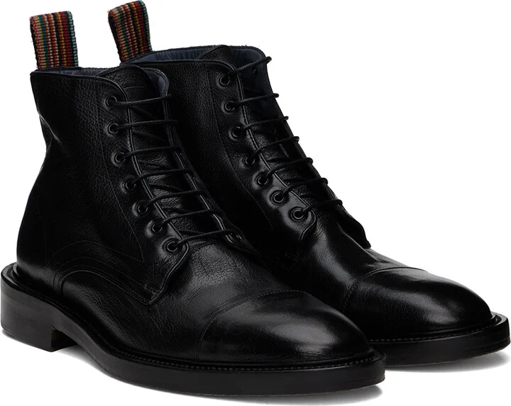 Paul Smith Black Newland Boots - Image 4