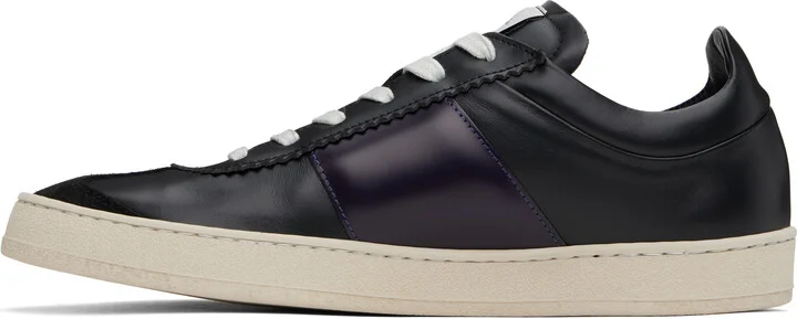 Paul Smith Black & Purple Leather Foley Sneakers - Image 3