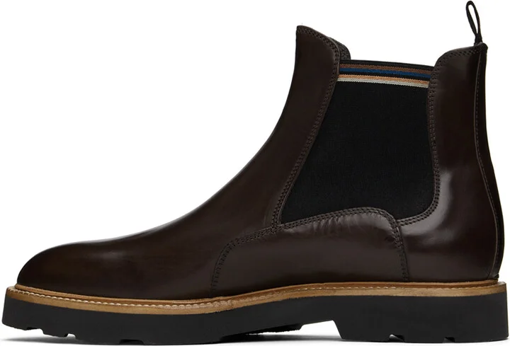 Paul Smith Brown Argo Chelsea Boots - Image 3