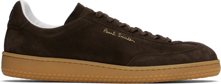 Paul Smith Brown Suede Como Sneakers