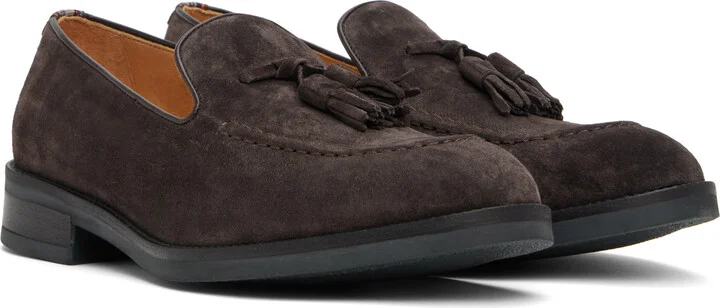 Paul Smith Brown Suede Lawrence Tassel Loafers - Image 4