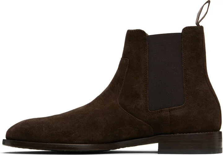 Paul Smith Brown Suede Lawson Chelsea Boots - Image 3