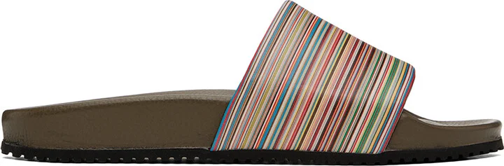 Paul Smith Khaki Dru Sandals