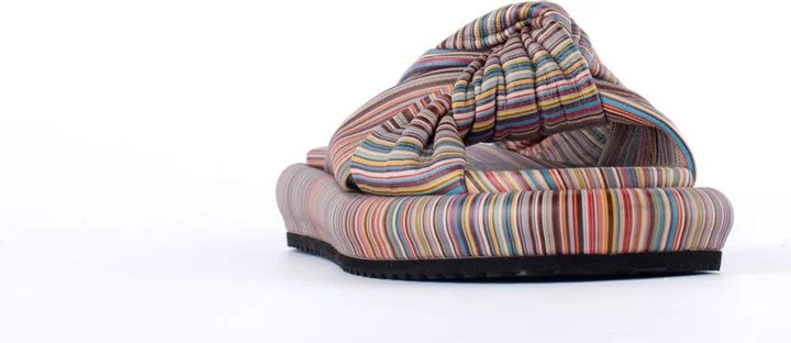 Paul Smith Multicolor Milleraies Leather Knot Slipper - Image 2