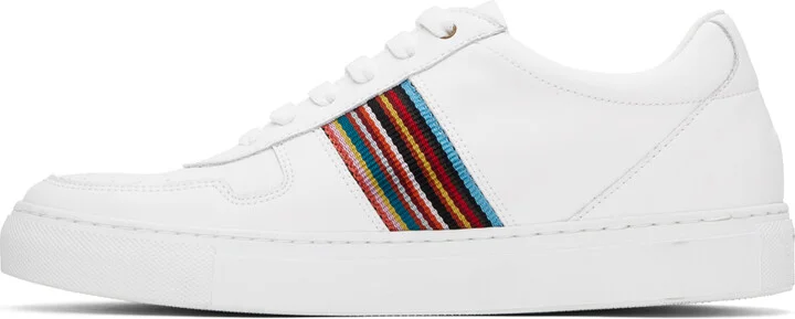 Paul Smith White Leather Fermi Sneakers - Image 3