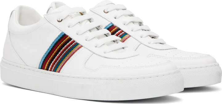 Paul Smith White Leather Fermi Sneakers - Image 4