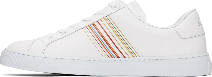Paul Smith White Leather Hansen Sneakers - Image 3