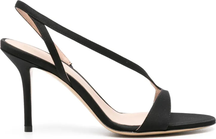 Paula 85mm satin sandals