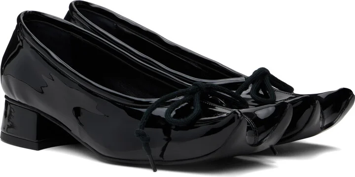 Paula Canovas Del Vas Black Diablo Ballerina Flats - Image 4