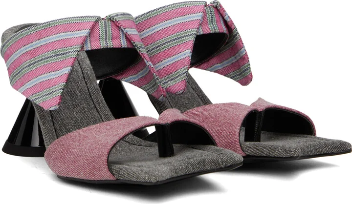 Paula Canovas Del Vas Pink Diablo Shirt Sandals - Image 4