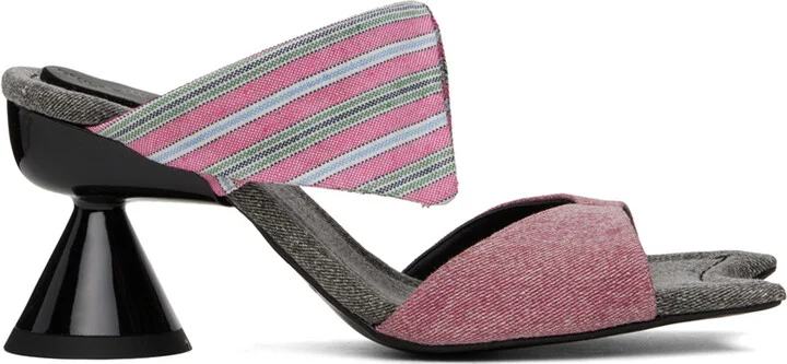 Paula Canovas Del Vas Pink Diablo Shirt Sandals