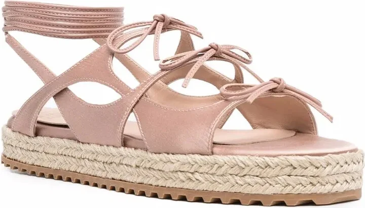 Paula multi-tie espadrille sandals - Image 2