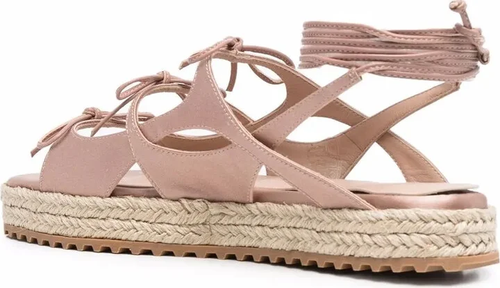 Paula multi-tie espadrille sandals - Image 3
