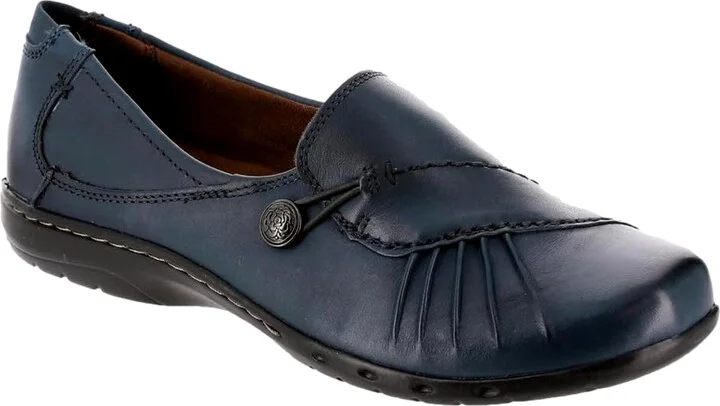 Paulette Navy Leather CAG01NV Women's