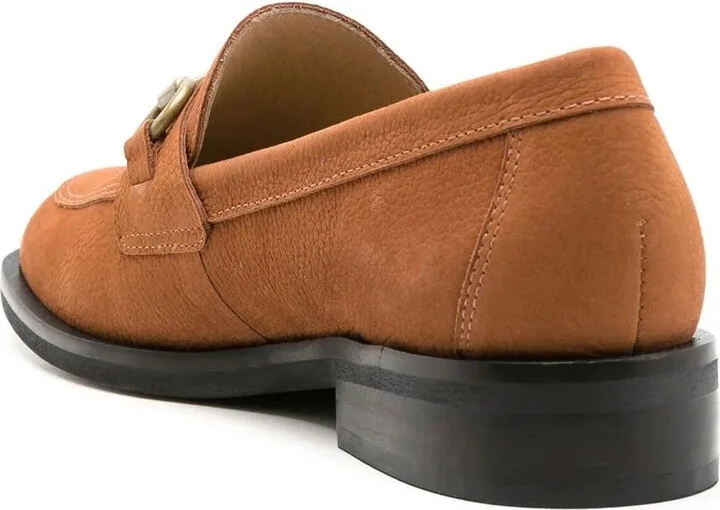 Paulette nubuck leather loafers - Image 3