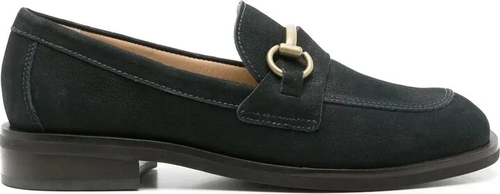 Paulette nubuck leather loafers