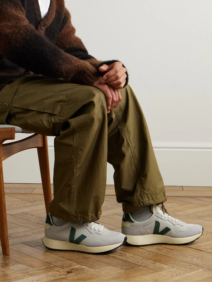 Paulistana Suede-Trimmed Alveomesh Sneakers - Image 2
