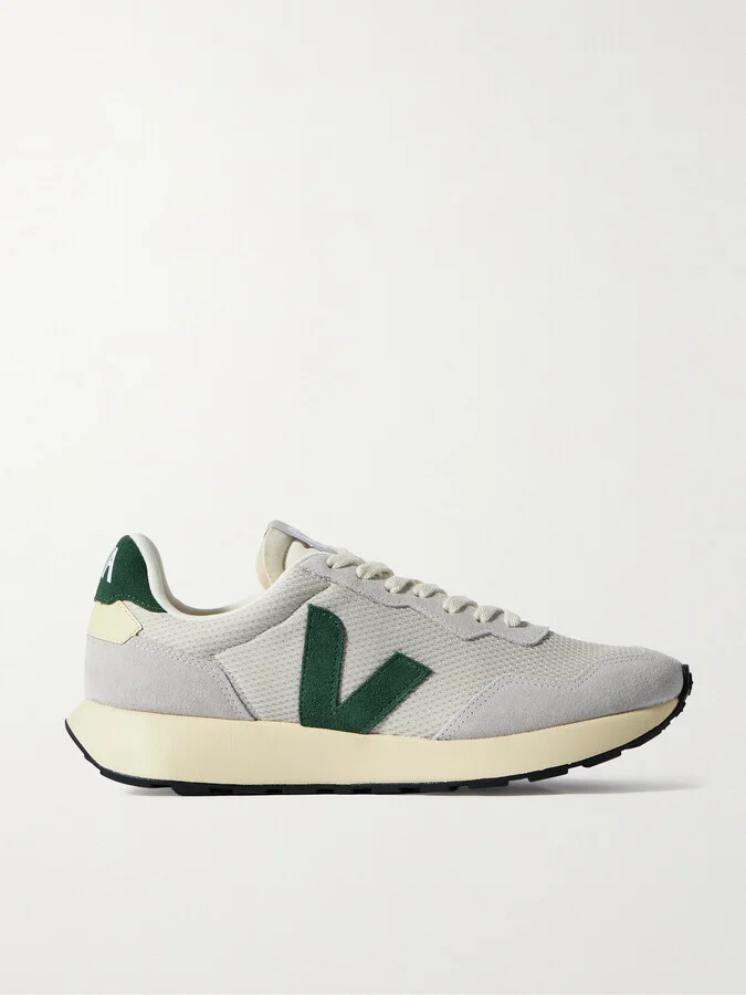 Paulistana Suede-Trimmed Alveomesh Sneakers