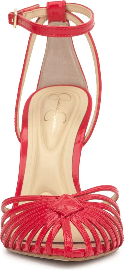 Paveri Ankle Strap Pointed Toe Pump - Image 4