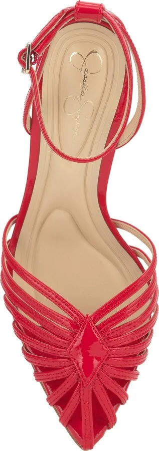Paveri Ankle Strap Pointed Toe Pump - Image 5