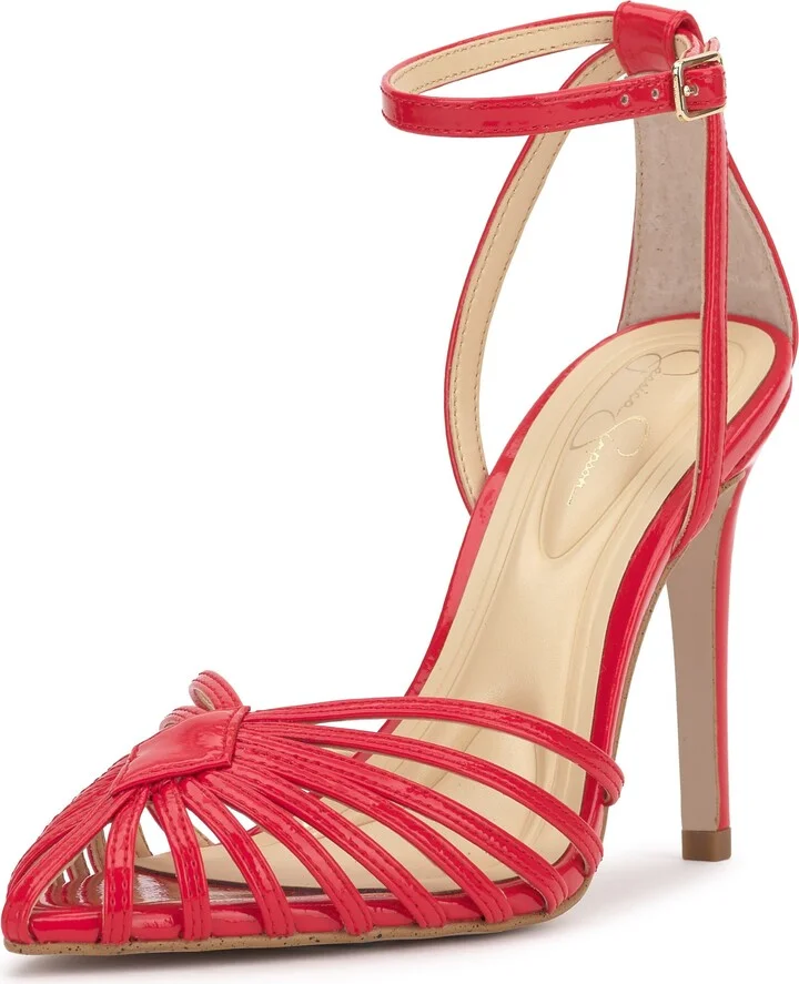 Paveri Ankle Strap Pointed Toe Pump - Image 9
