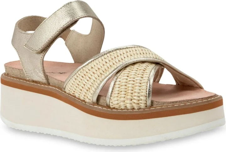 Radiant Gold/ Blonde Raffia