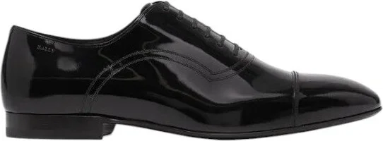 Payton 6238025 Men's Black Calf Patent Leather Oxford