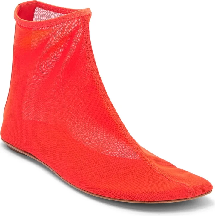 Payton Illusion Mesh Stretch Bootie