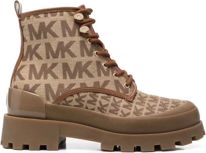 Payton logo-print ankle boots