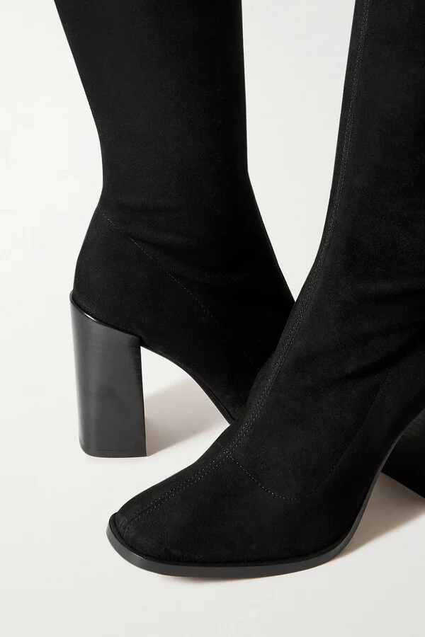 Paz stretch-suede knee boots - Image 4