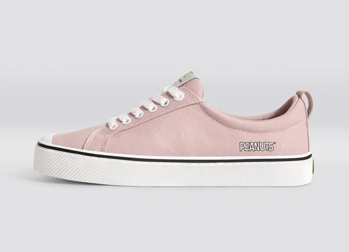 PEANUTS OCA Low Snoopy Skate Rose Canvas Sneaker Men - Image 4