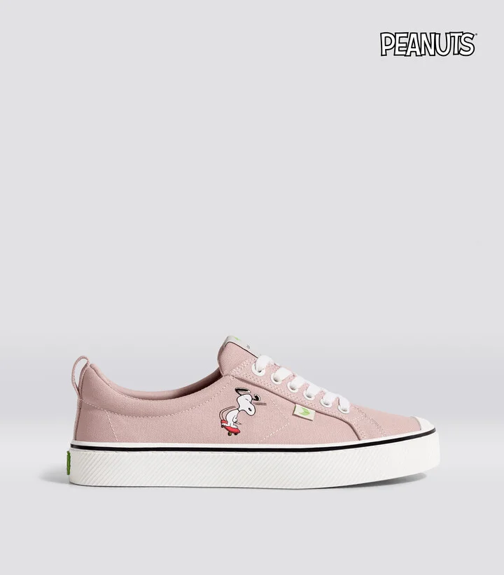 Peanuts Skate Rose Canvas