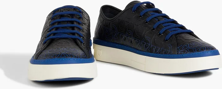 Pearce embossed leather sneakers - Image 2