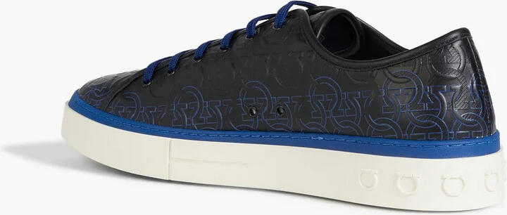 Pearce embossed leather sneakers - Image 3