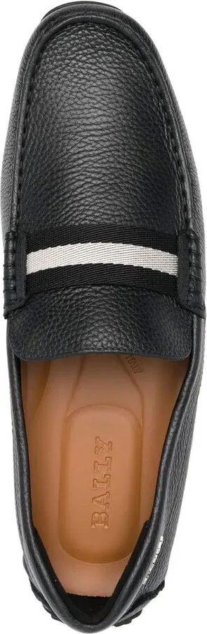 Pearce stripe-detail loafers - Image 4