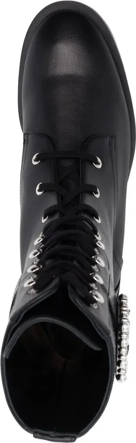 Pearl Buckle Ankle Boots - Image 4