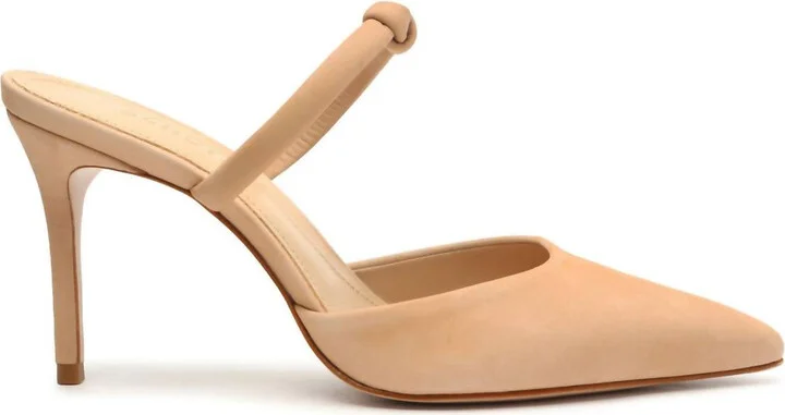 Pearl Casual Nubuck Pump In Beige