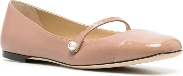 Pearl-Detail Ballerina Shoes - Image 2