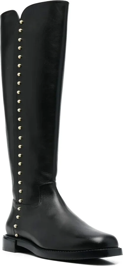 Pearl-Embellished Detail Boots - Image 2
