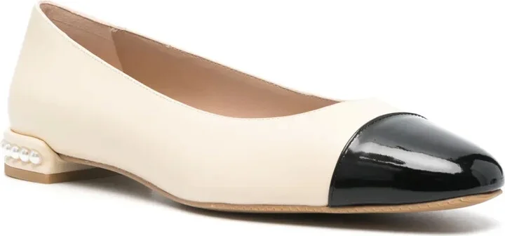 Pearl Flat leather ballerina shoes - Image 2