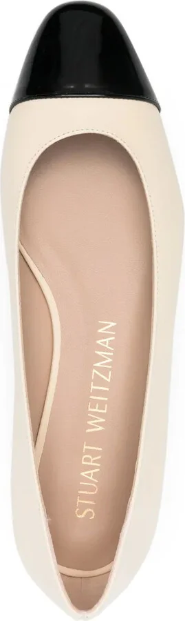Pearl Flat leather ballerina shoes - Image 4