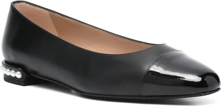 Pearl Flat leather ballerina shoes - Image 2